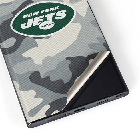 NFL New York Jets Camo Galaxy S22 Ultra Skin