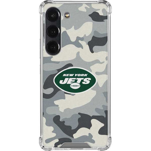 NFL New York Jets Camo Galaxy S23 Clear Case