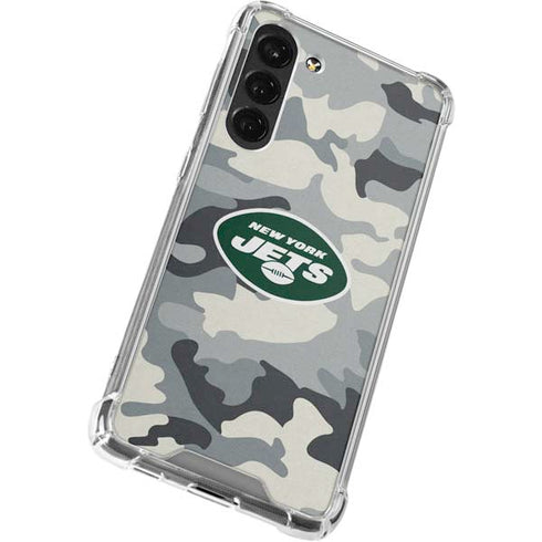 NFL New York Jets Camo Galaxy S23 Plus Clear Case