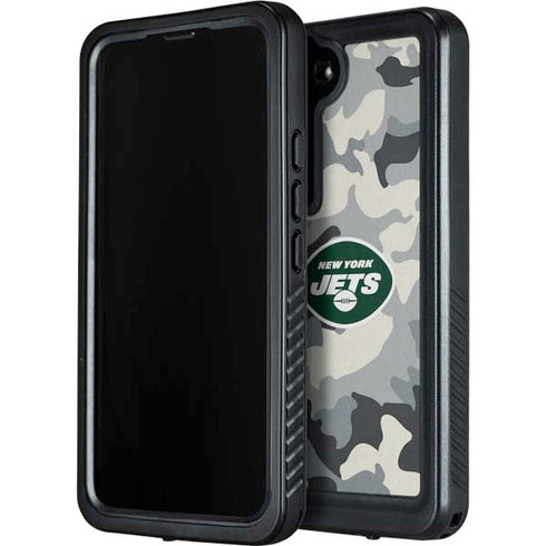 NFL New York Jets Camo Galaxy S23 Plus Waterproof Case