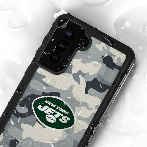 NFL New York Jets Camo Galaxy S23 Plus Waterproof Case