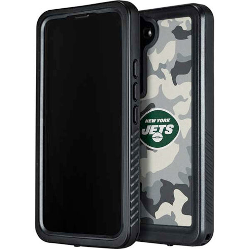 NFL New York Jets Camo Galaxy S23 Waterproof Case