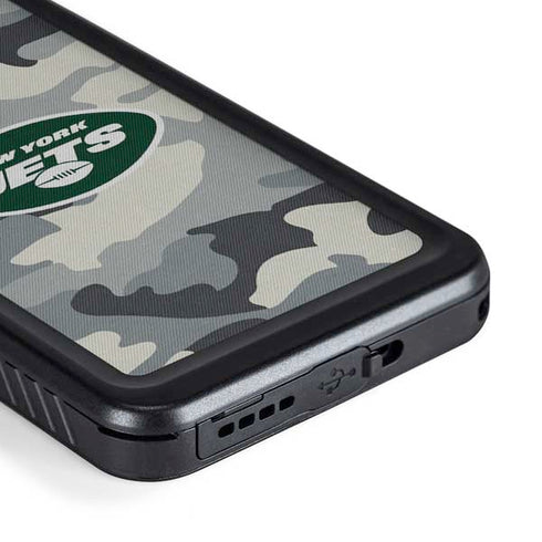 NFL New York Jets Camo Galaxy S23 Waterproof Case