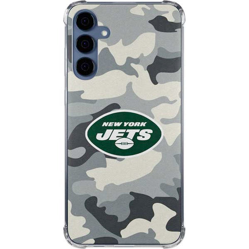 NFL New York Jets Camo Galaxy S24 Clear Case
