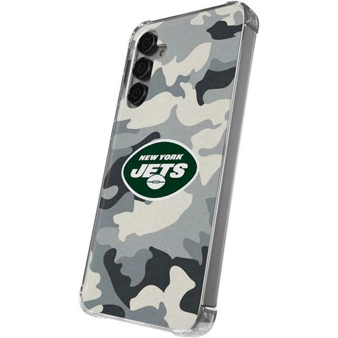 NFL New York Jets Camo Galaxy S24 Plus Clear Case