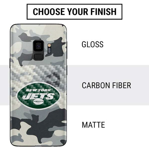 NFL New York Jets Camo Galaxy S9 Skin