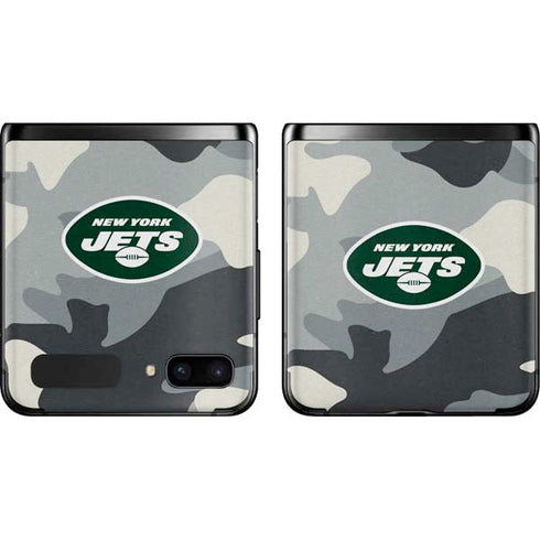 NFL New York Jets Camo Galaxy Z Flip Skin