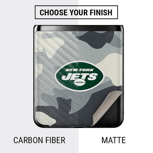 NFL New York Jets Camo Galaxy Z Flip Skin