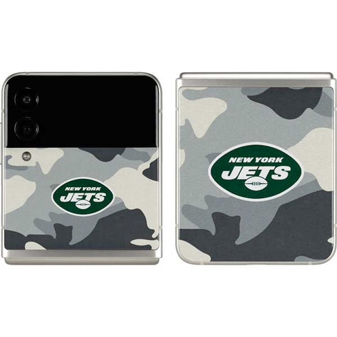 NFL New York Jets Camo Galaxy Z Flip3 5G Skin