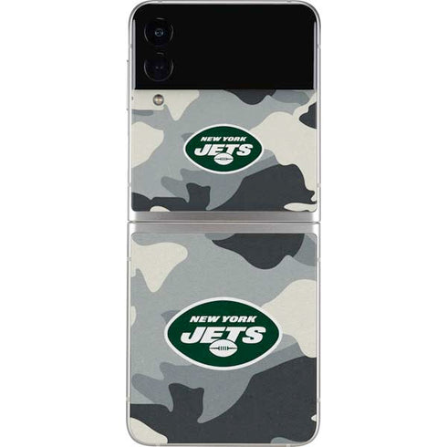 NFL New York Jets Camo Galaxy Z Flip3 5G Skin