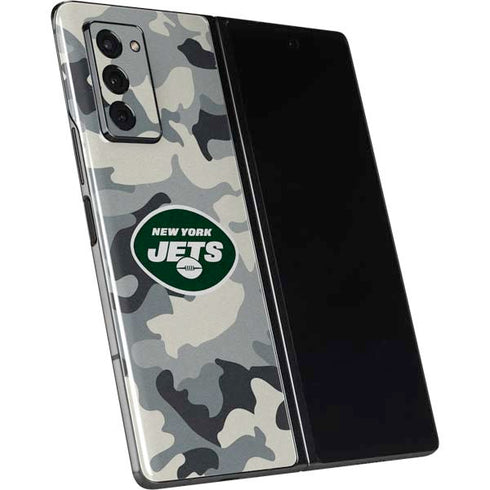 NFL New York Jets Camo Galaxy Z Fold2 5G Skin