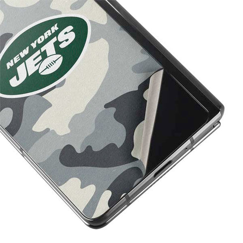 NFL New York Jets Camo Galaxy Z Fold2 5G Skin