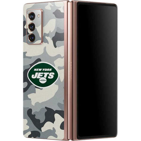 NFL New York Jets Camo Galaxy Z Fold2 5G Skin