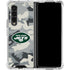 NFL New York Jets Camo Galaxy Z Fold4 5G Clear Case
