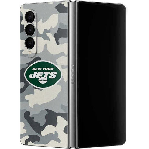 NFL New York Jets Camo Galaxy Z Fold4 5G Skin