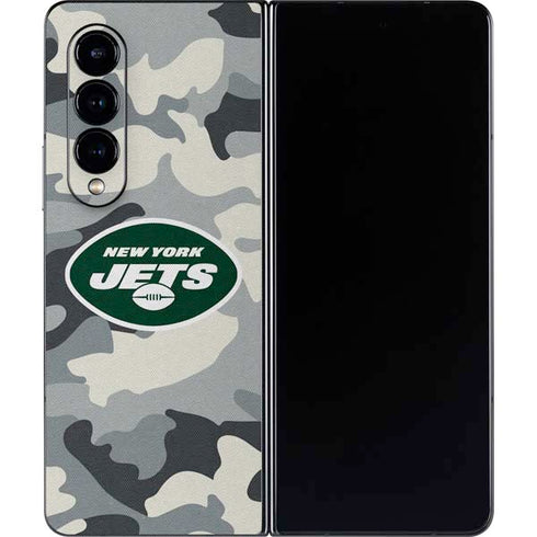 NFL New York Jets Camo Galaxy Z Fold4 5G Skin