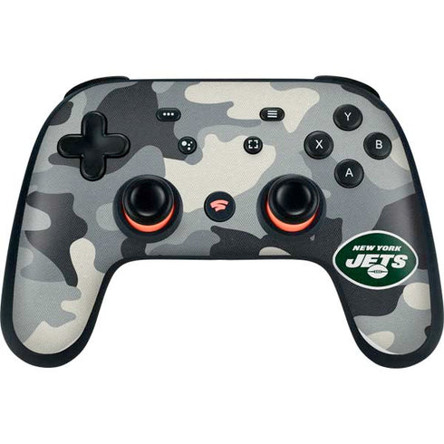 NFL New York Jets Camo Google Stadia Controller Skin