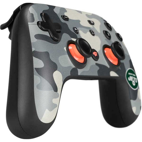 NFL New York Jets Camo Google Stadia Controller Skin