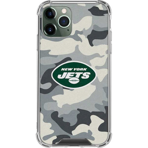 NFL New York Jets Camo iPhone 11 Pro Max Clear Case