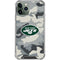 NFL New York Jets Camo iPhone 11 Pro Max Clear Case