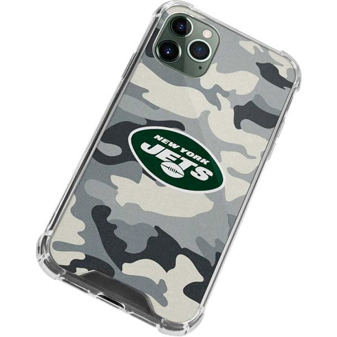 NFL New York Jets Camo iPhone 11 Pro Max Clear Case