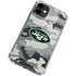 NFL New York Jets Camo iPhone 12 Clear Case