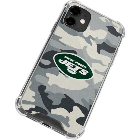 NFL New York Jets Camo iPhone 12 Mini Clear Case