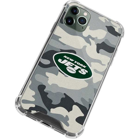 NFL New York Jets Camo iPhone 12 Pro Clear Case