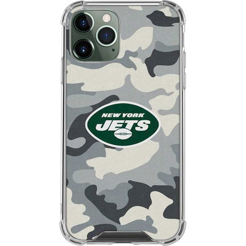 NFL New York Jets Camo iPhone 12 Pro Max Clear Case