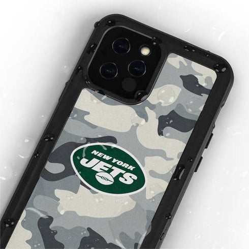 NFL New York Jets Camo iPhone 12 Pro Waterproof Case