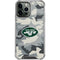 NFL New York Jets Camo iPhone 13 Pro Max Clear Case