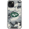 NFL New York Jets Camo iPhone 14 Clear Case