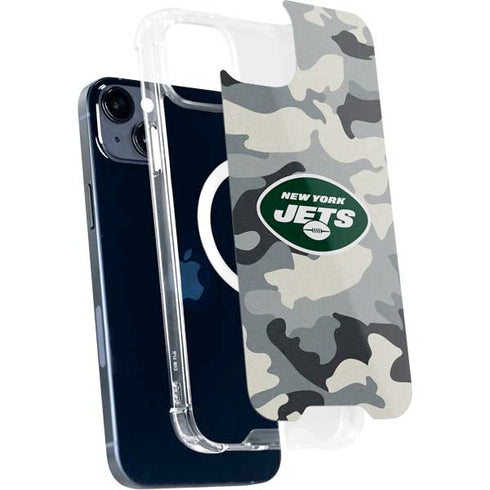 NFL New York Jets Camo iPhone 15 Plus MagSafe Case