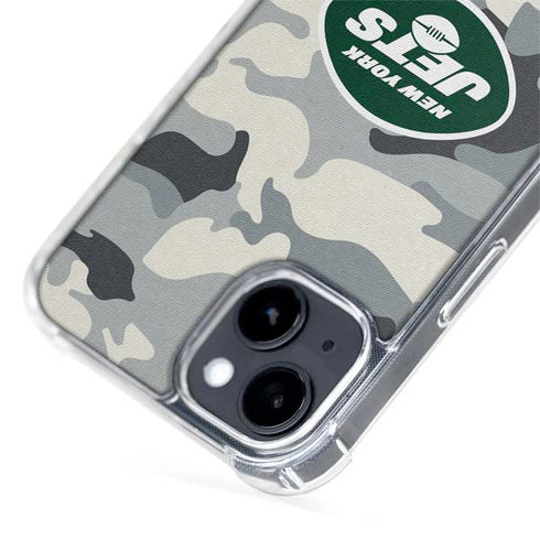 NFL New York Jets Camo iPhone 15 Plus MagSafe Case