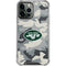 NFL New York Jets Camo iPhone 15 Pro Max Clear Case