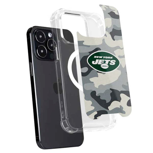 NFL New York Jets Camo iPhone 15 Pro Max MagSafe Case