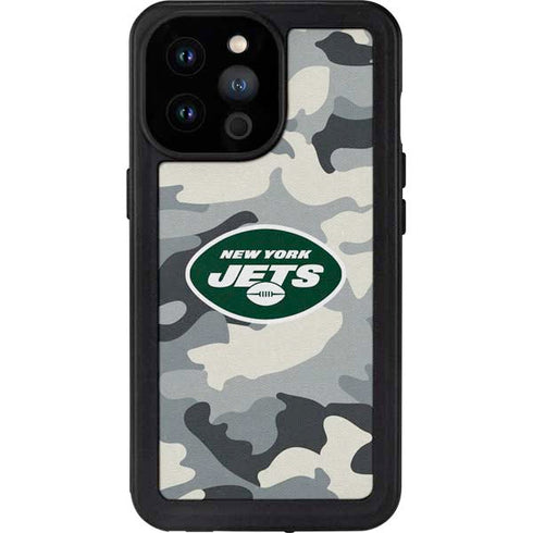 NFL New York Jets Camo iPhone 14 Pro Max Waterproof Case