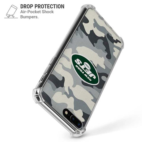 NFL New York Jets Camo iPhone 7/8 Plus Clear Case