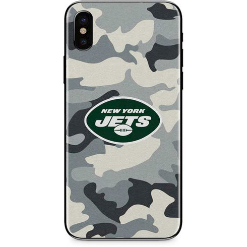 NFL New York Jets Camo iPhone X Skin