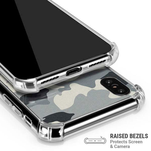 NFL New York Jets Camo iPhone XS Max Clear Case