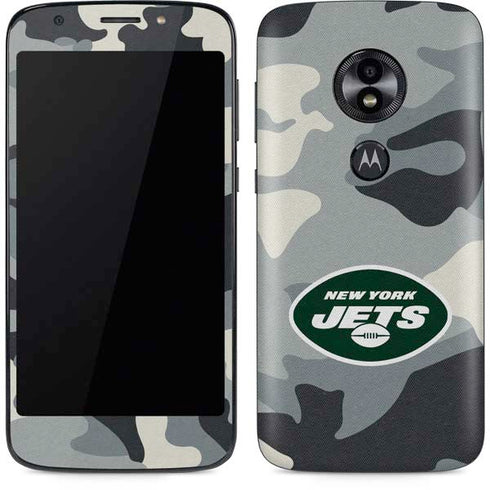 NFL New York Jets Camo Moto E5 Play Skin
