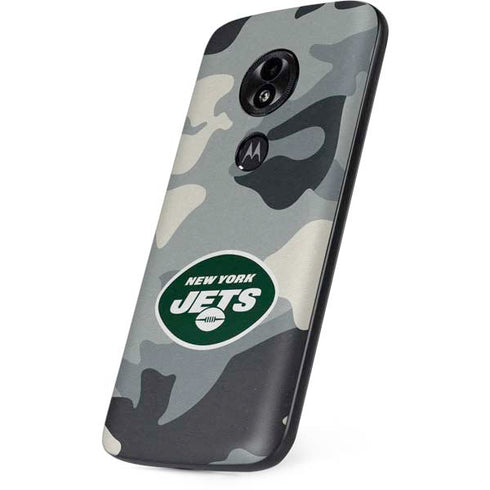 NFL New York Jets Camo Moto E5 Play Skin