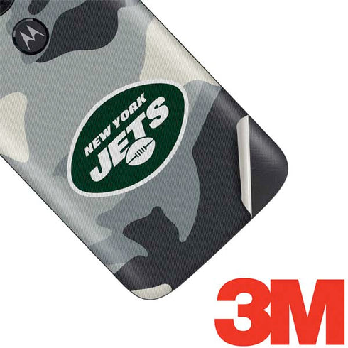 NFL New York Jets Camo Moto E5 Play Skin