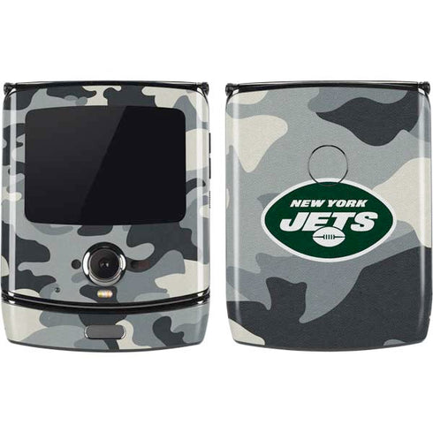 NFL New York Jets Camo Motorola RAZR Skin