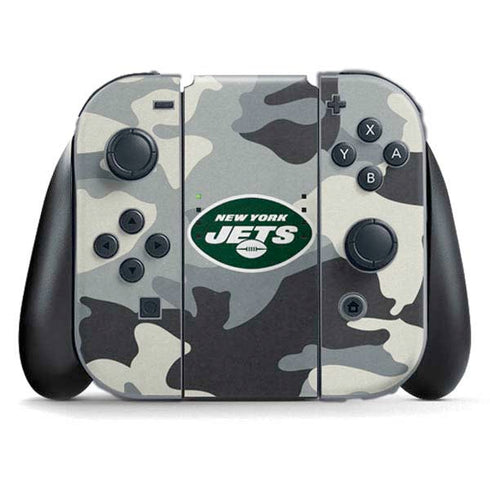 NFL New York Jets Camo Nintendo Switch (2017-2021) Joy-Con Controller Skin
