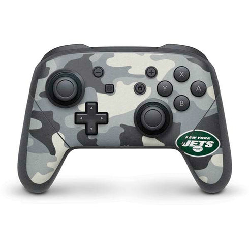 NFL New York Jets Camo Nintendo Switch Pro Controller Skin