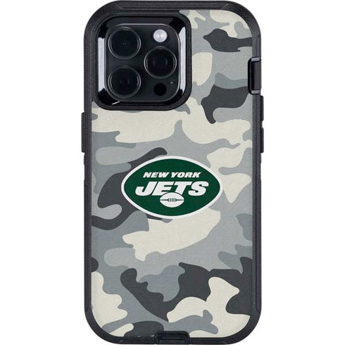 NFL New York Jets Camo Otterbox Defender iPhone Skin