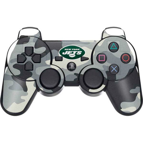 NFL New York Jets Camo PS3 Dual Shock wireless controller Skin
