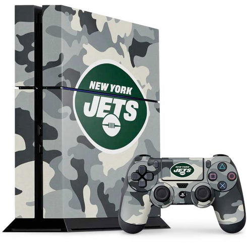 NFL New York Jets Camo PS4 Console and Controller Bundle Skin