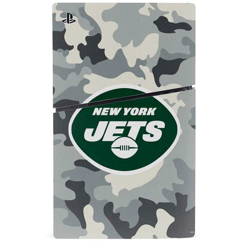 NFL New York Jets Camo PS5 Slim Disk Bundle Skin